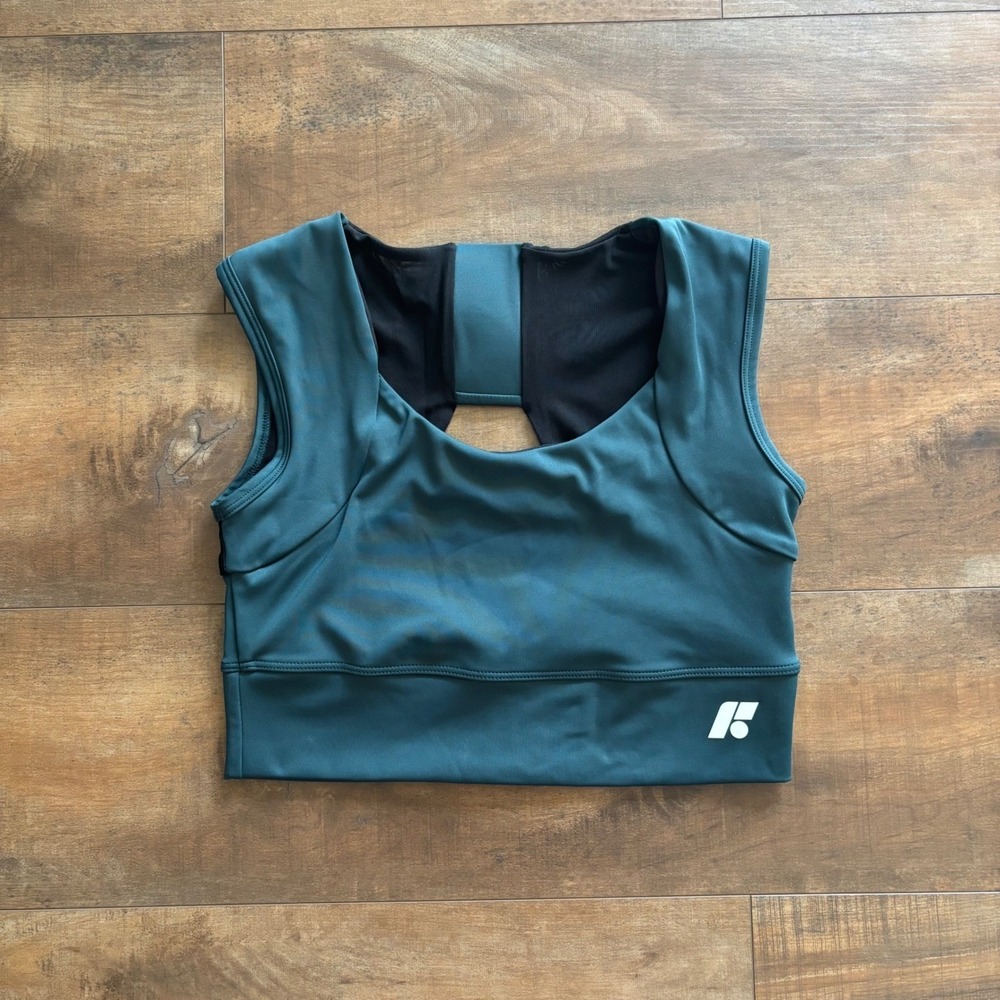 Forme Revive Posture Support Wireless Pullover Sports Bra Women's L Jade
